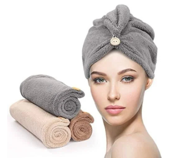Premium Turbine Head Towel, high-quality fabric, efficient drying design, perfect for daily use.