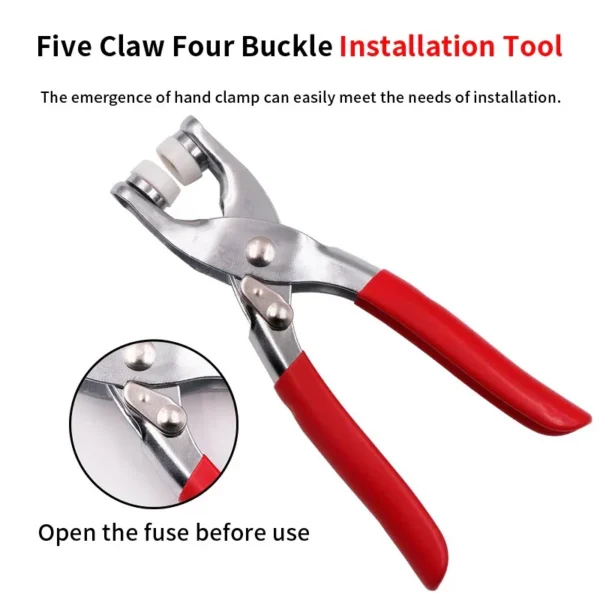 Buyable Pakistan Snap Button Plier – Durable stainless steel tool for secure and easy snap fastening.
