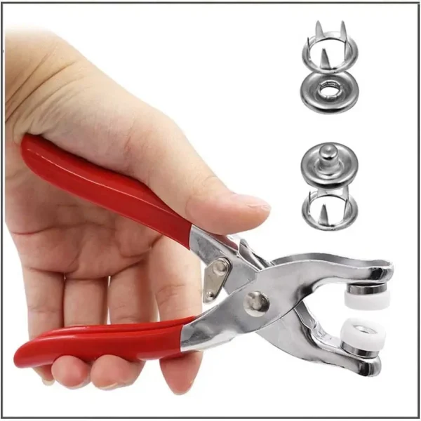Buyable Pakistan Snap Button Plier – Durable stainless steel tool for secure and easy snap fastening.