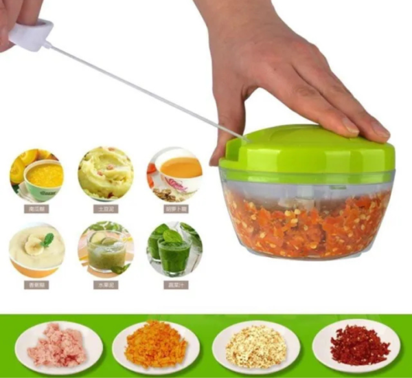 Easy Spin Cutter Hand Held Vegetable Chopper - Image 2
