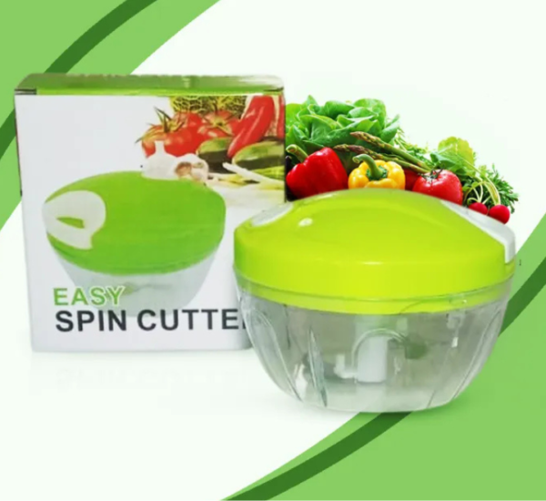 Easy Spin Cutter Hand Held Vegetable Chopper