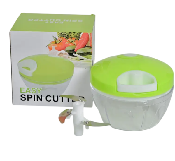 Easy Spin Cutter Hand Held Vegetable Chopper - Image 4