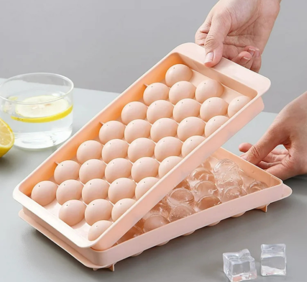 Round Ice Cube Tray, Silicon Ice Cube Tray